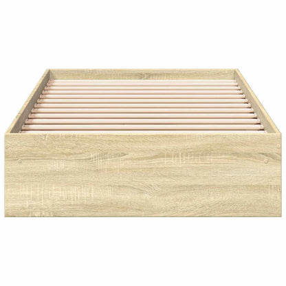Telaio del letto con storage Rovere Sonoma 80 x 200 cm | homemem39