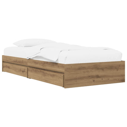 Telaio del letto con storage Rovere Artigianale 80 x 200 cm | homemem39