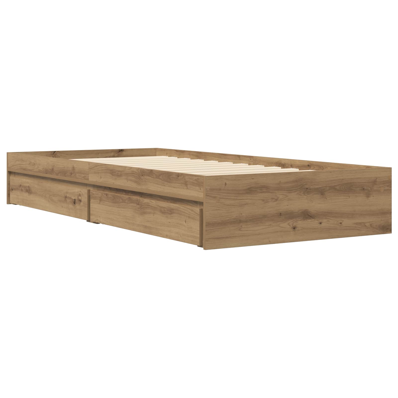 Telaio del letto con storage Rovere Artigianale 80 x 200 cm | homemem39
