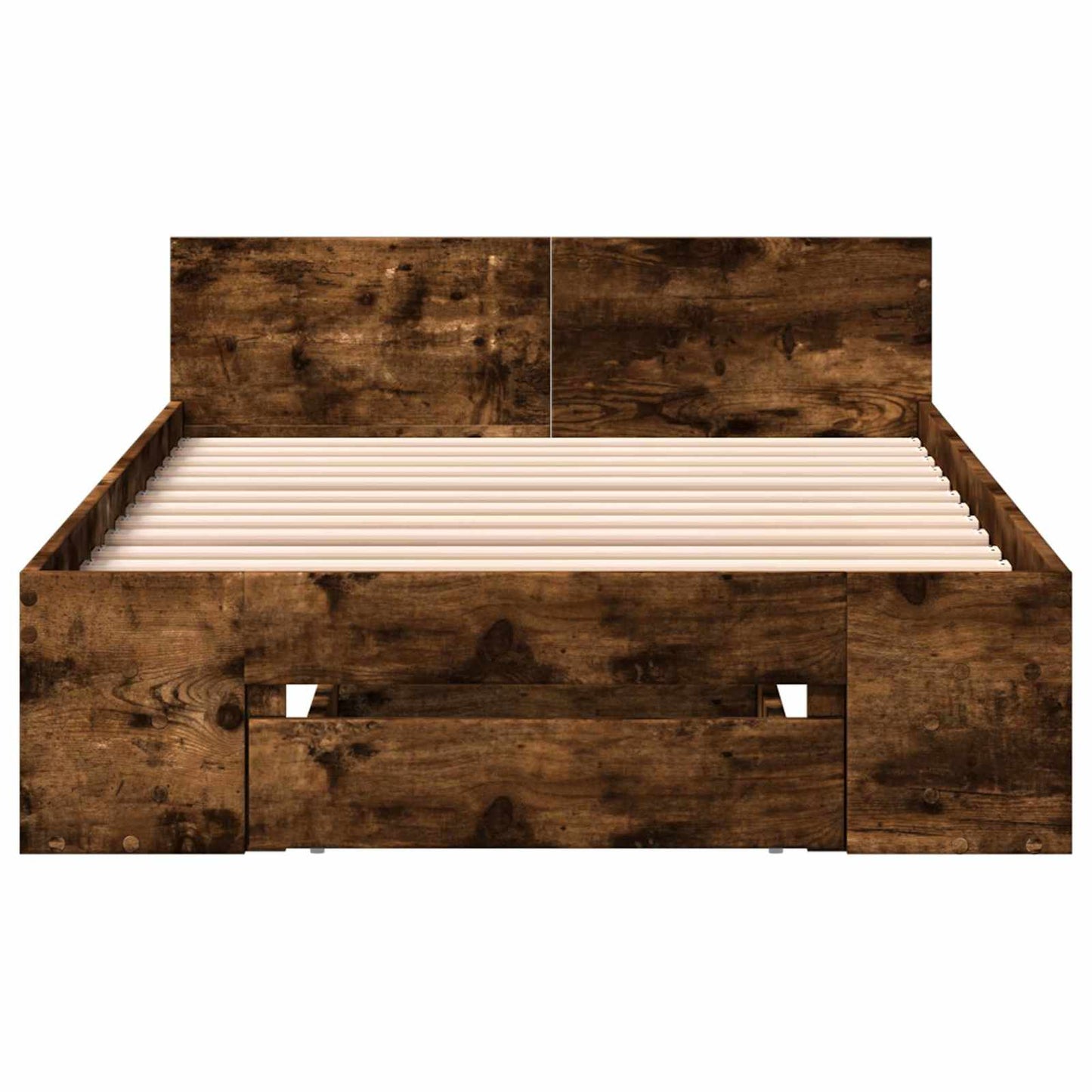 Telaio del letto con storage Rovere Fumo 80 x 200 cm | homemem39