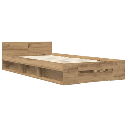 Telaio del letto con storage Rovere Artigianale 80 x 200 cm | homemem39
