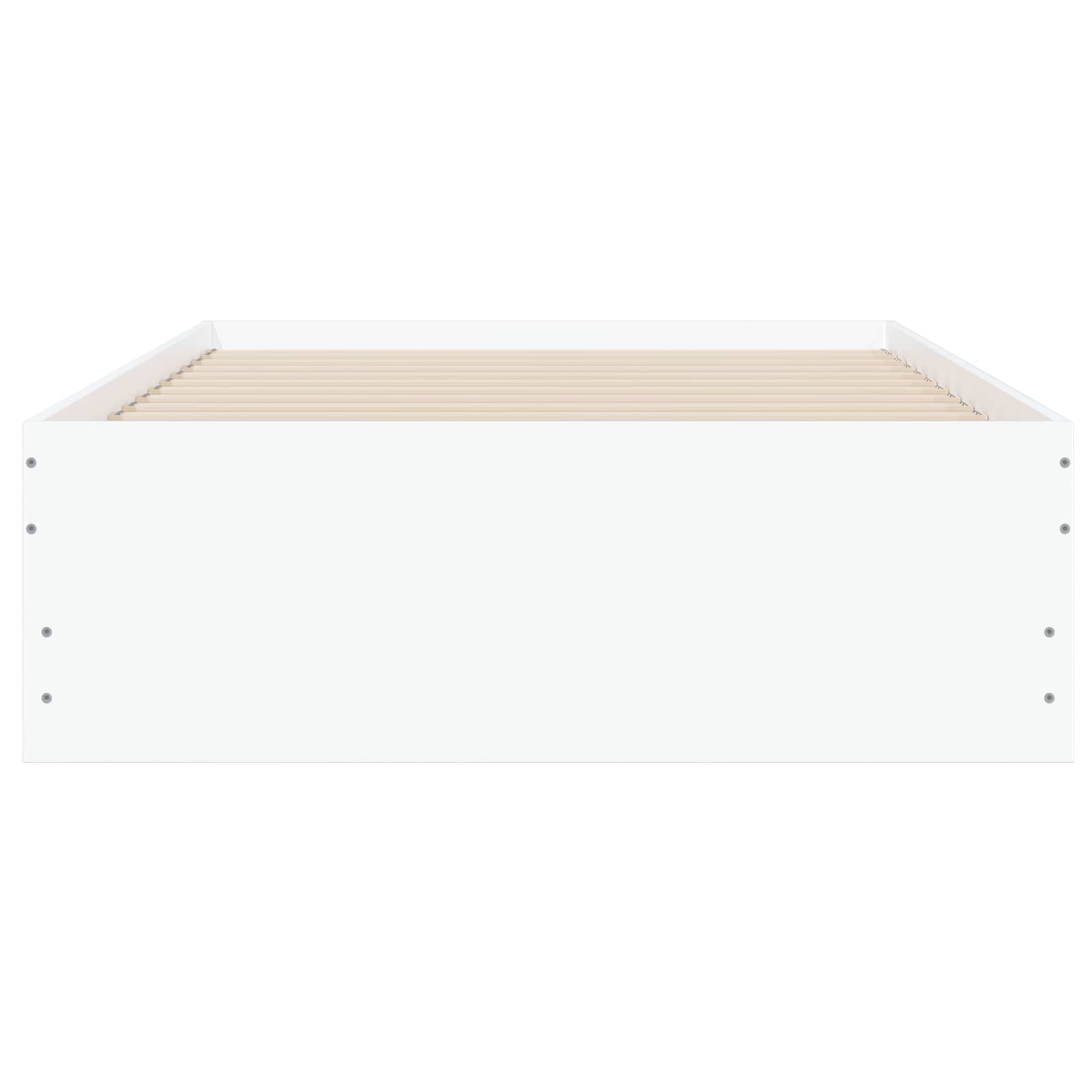 Telaio del letto con storage con cassetto Bianco 80 x 200 cm | homemem39