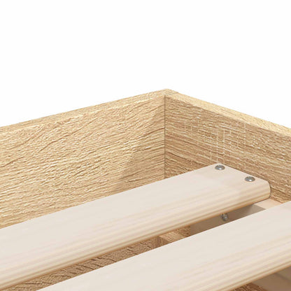 Telaio del letto con storage Rovere Sonoma 80 x 200 cm | homemem39