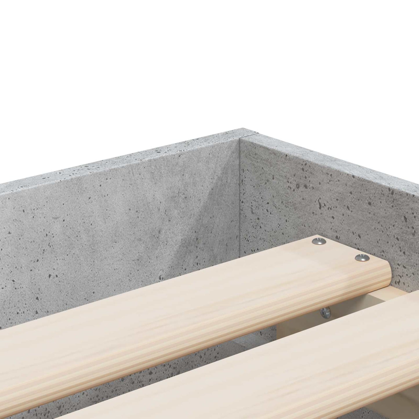 Telaio del letto con storage Sonoma grigio 80 x 200 cm | homemem39