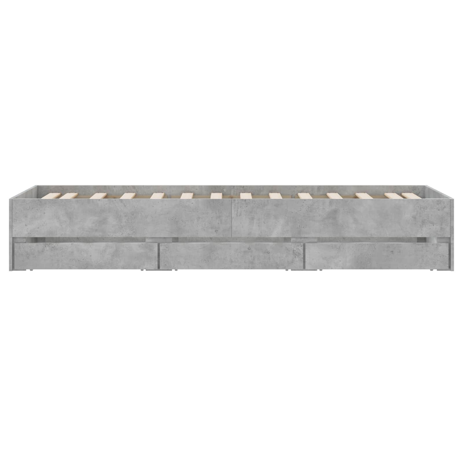 Telaio del letto con storage Sonoma grigio 80 x 200 cm | homemem39