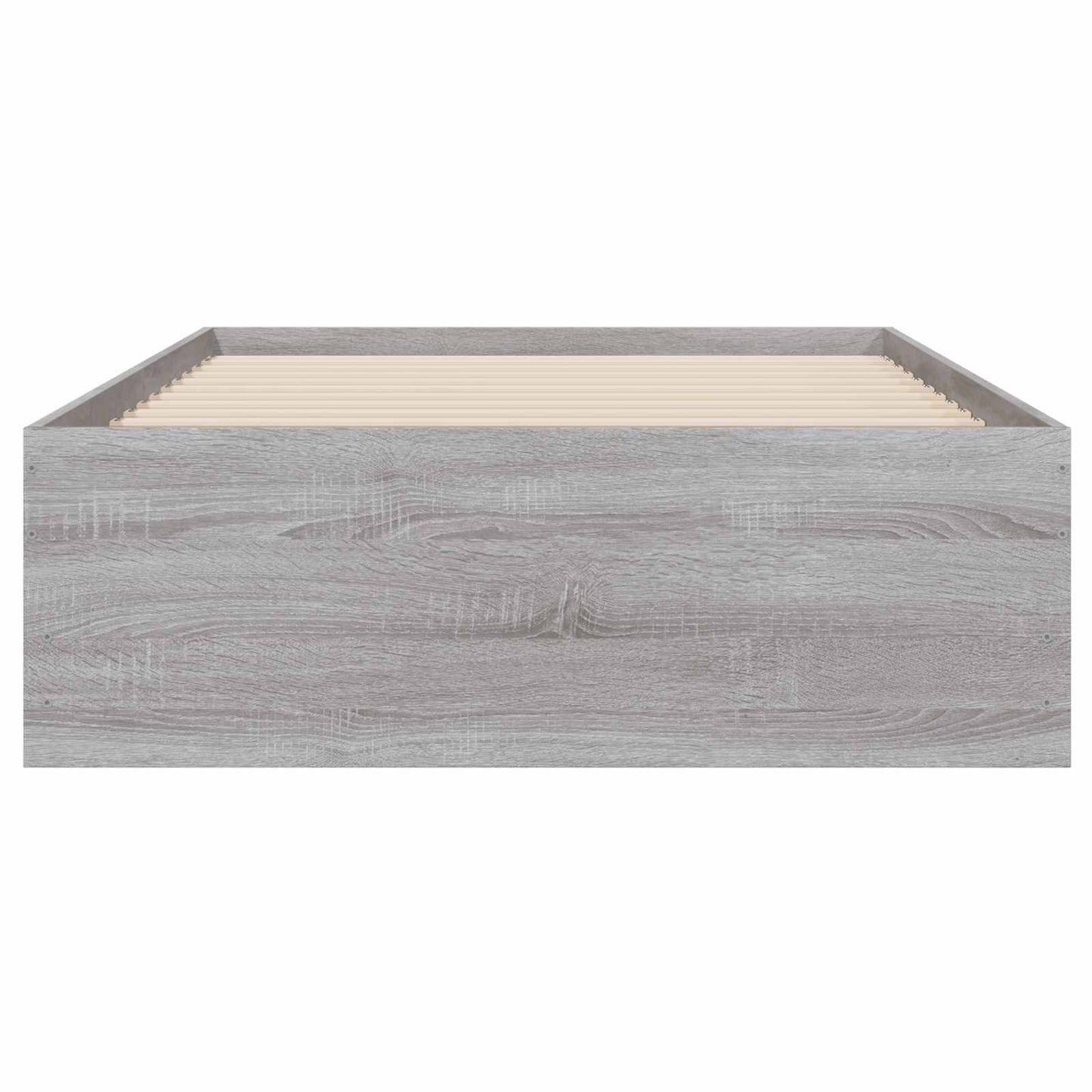 Telaio del letto con storage Grigio Cemento 80 x 200 cm | homemem39
