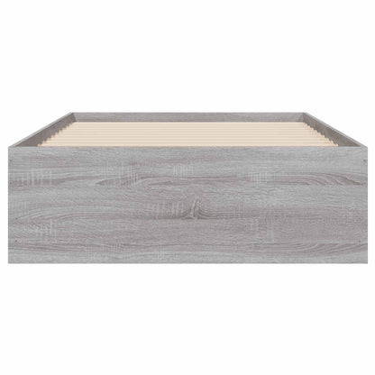 Telaio del letto con storage Grigio Cemento 80 x 200 cm | homemem39