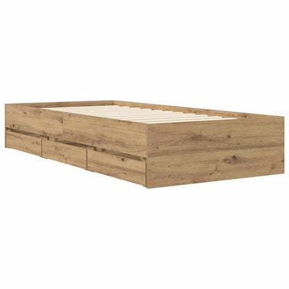 Telaio del letto con storage Rovere Artigianale 80 x 200 cm | homemem39