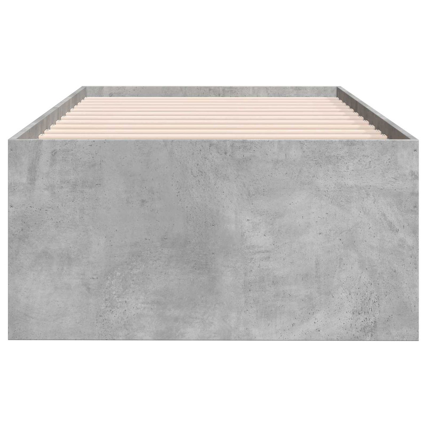 Telaio del letto con storage Grigio Cemento 80 x 200 cm | homemem39