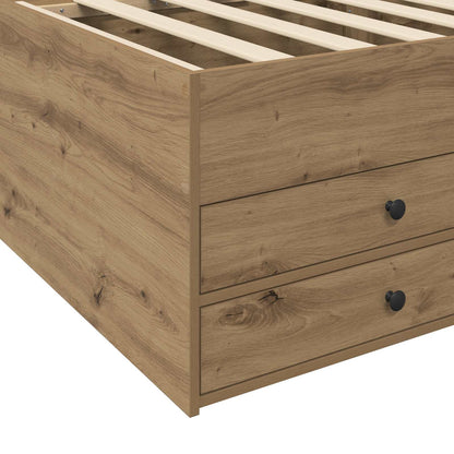 Telaio del letto con storage Rovere Artigianale 80 x 200 cm | homemem39