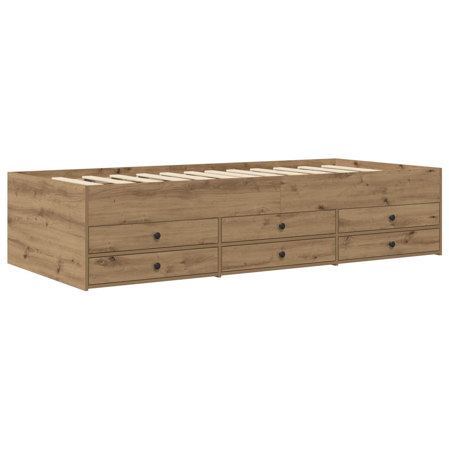 Telaio del letto con storage Rovere Artigianale 80 x 200 cm | homemem39
