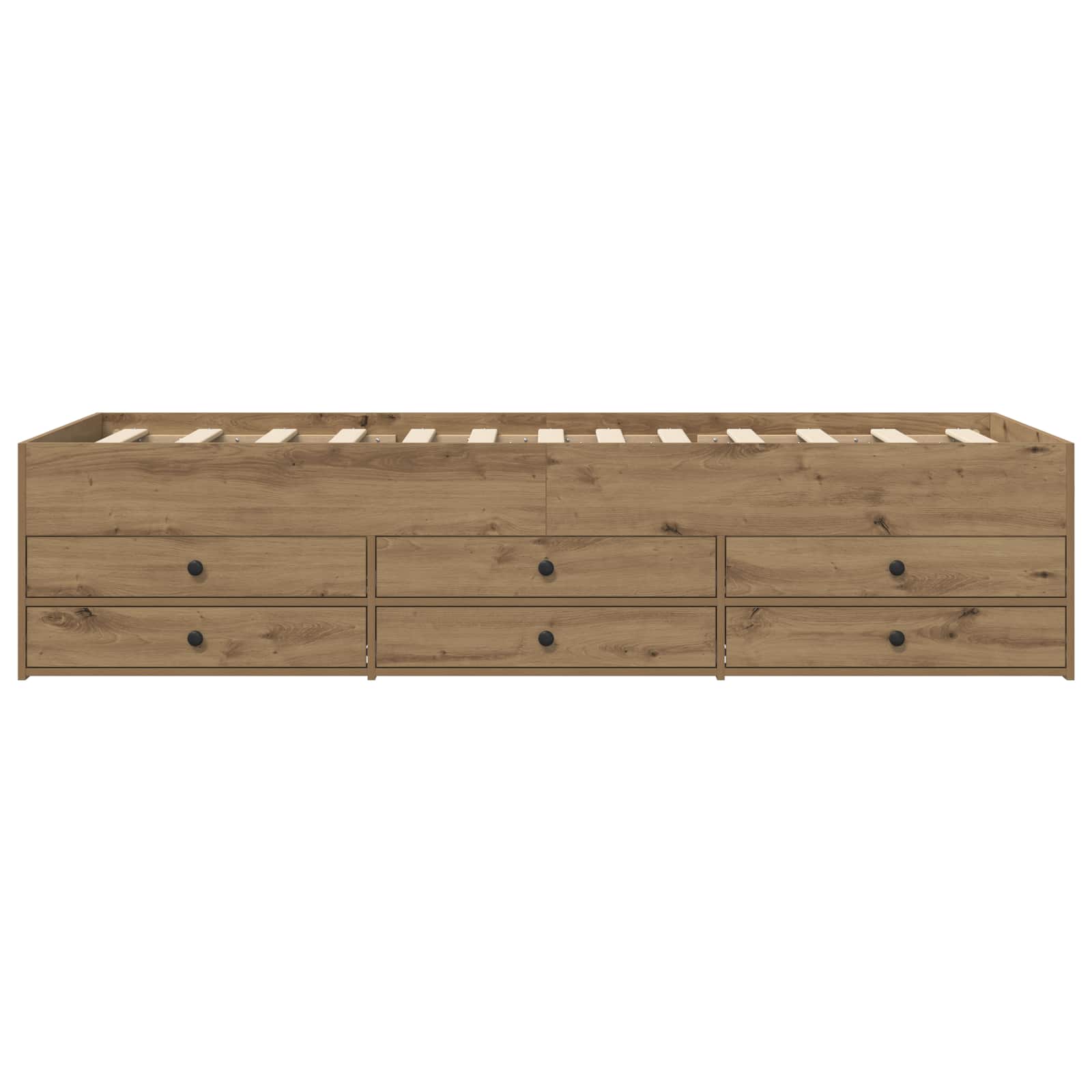 Telaio del letto con storage Rovere Artigianale 80 x 200 cm | homemem39