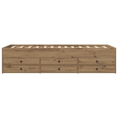 Telaio del letto con storage Rovere Artigianale 80 x 200 cm | homemem39