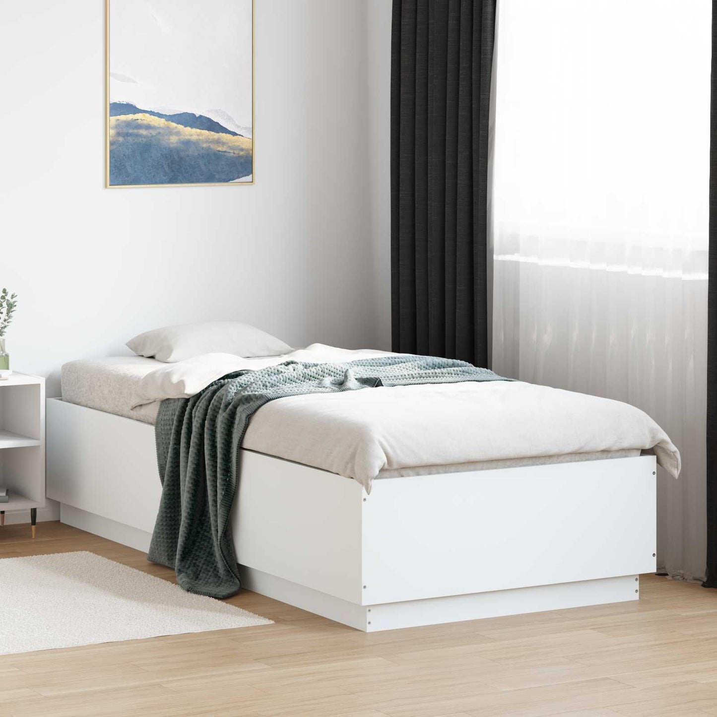 Struttura del letto Bianco 80 x 200 cm Legno ingegnerizzato | homemem39