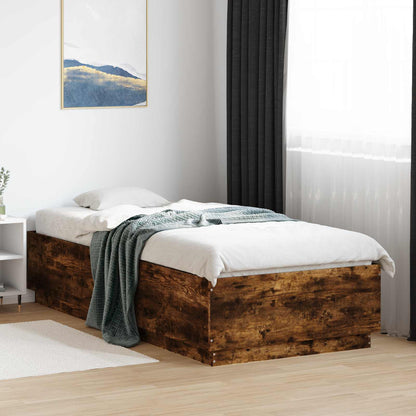 Struttura del letto Rovere Fumo 80 x 200 cm | homemem39