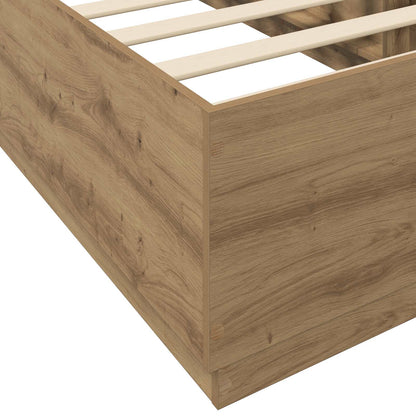 Struttura del letto Rovere Artigianale 80 x 200 cm | homemem39