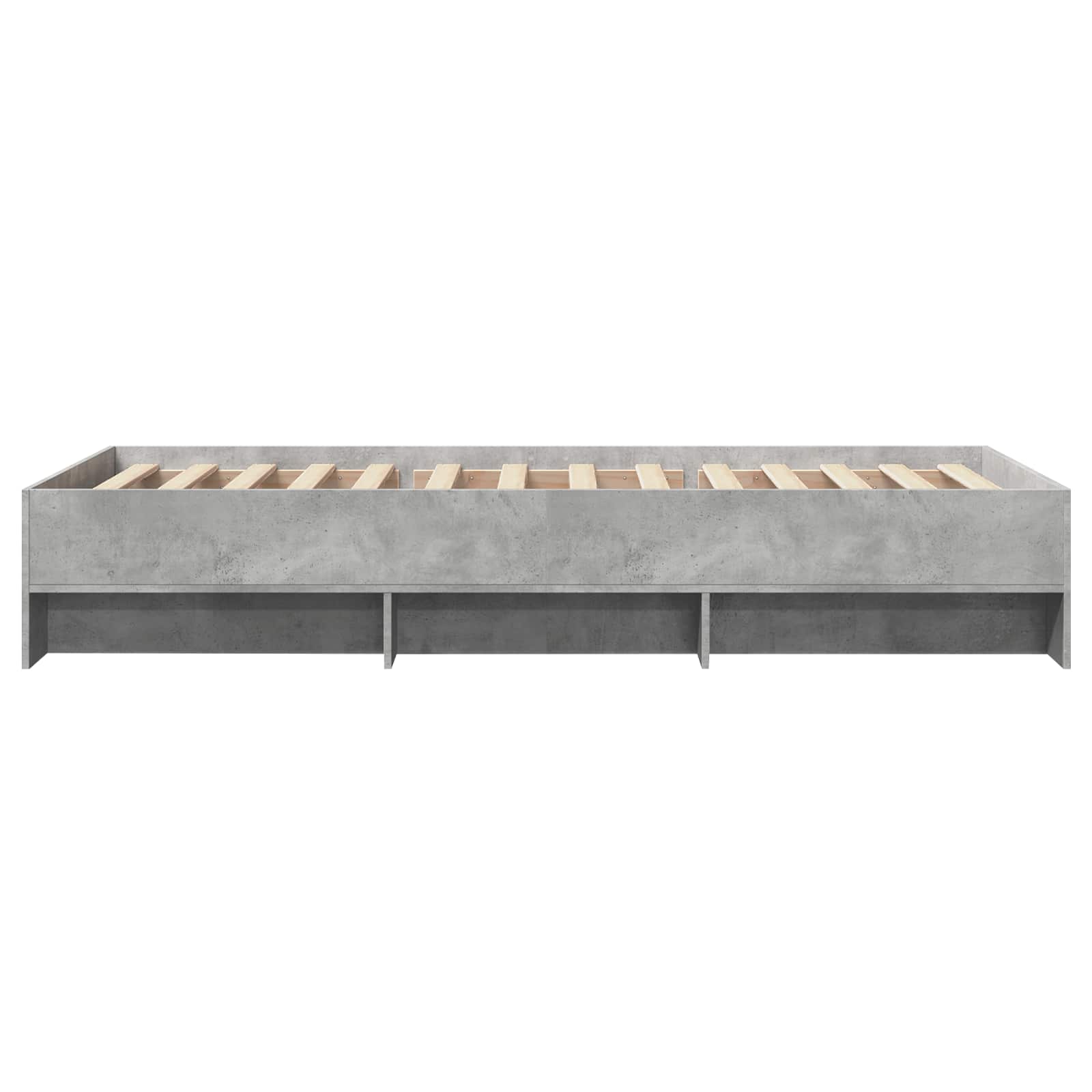 Struttura del letto con lo scaffale Sonoma grigio 80 x 200 cm | homemem39