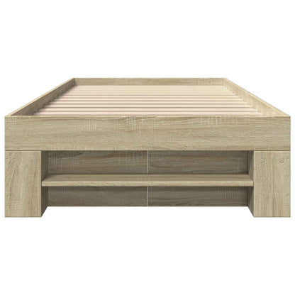 Telaio del letto con storage Rovere Sonoma 80 x 200 cm | homemem39