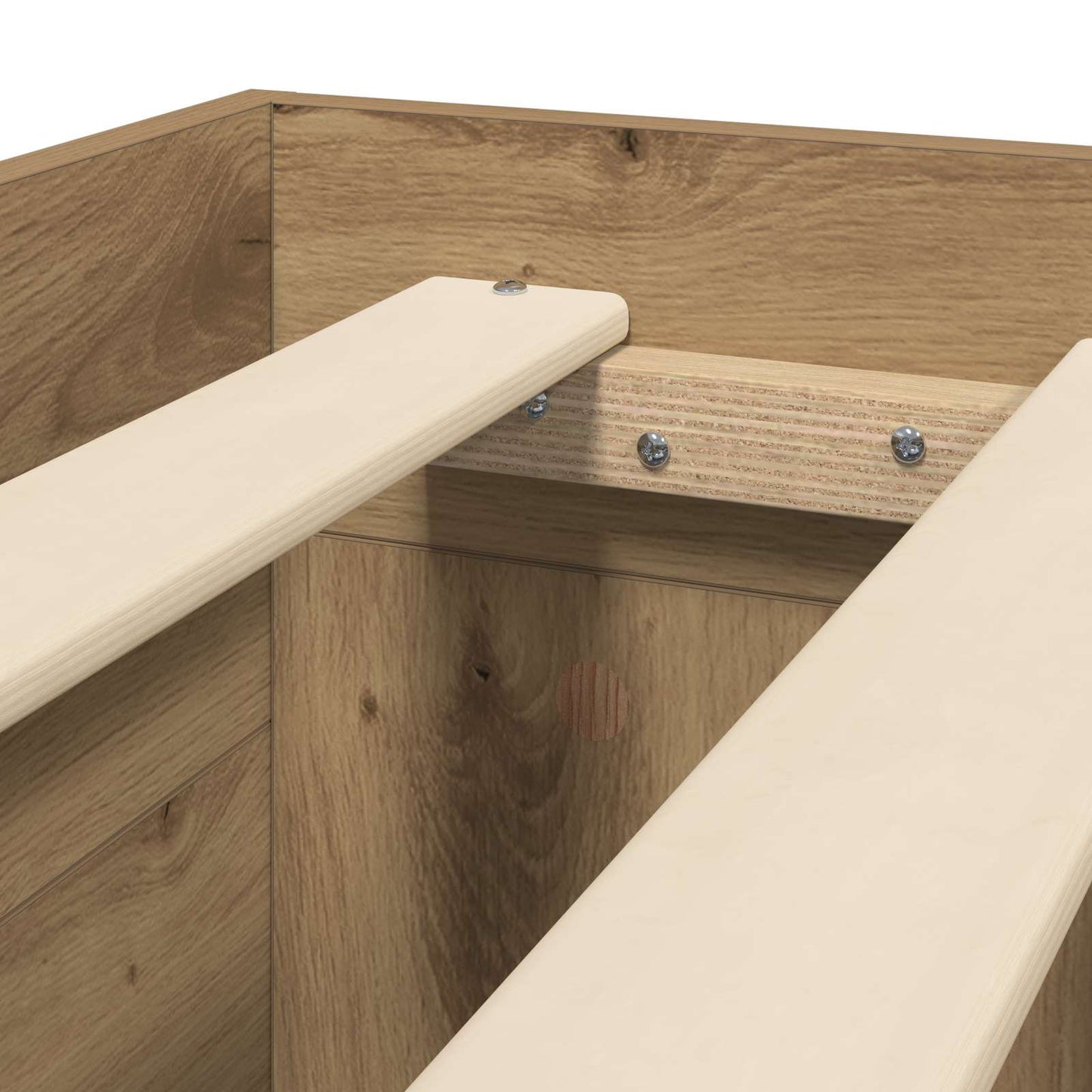 Telaio del letto con storage Rovere Artigianale 80 x 200 cm | homemem39