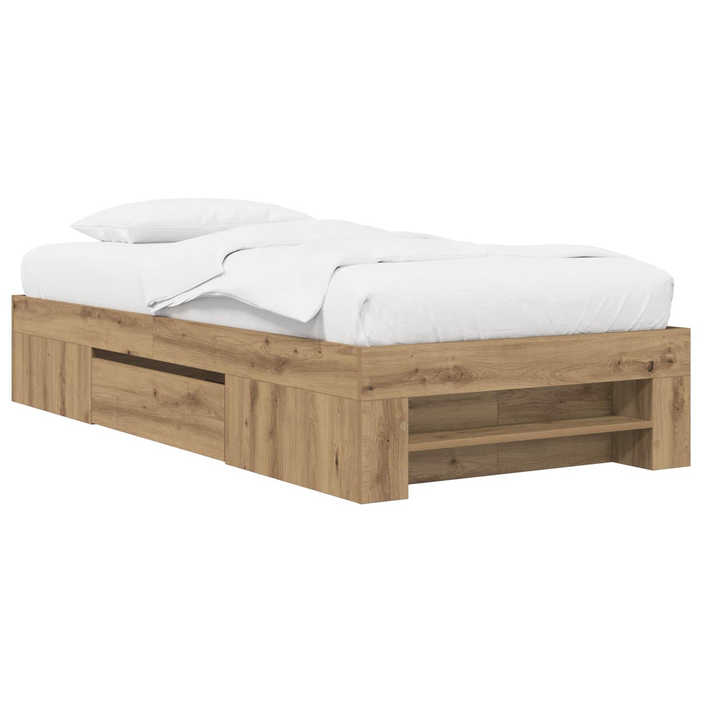 Telaio del letto con storage Rovere Artigianale 80 x 200 cm | homemem39