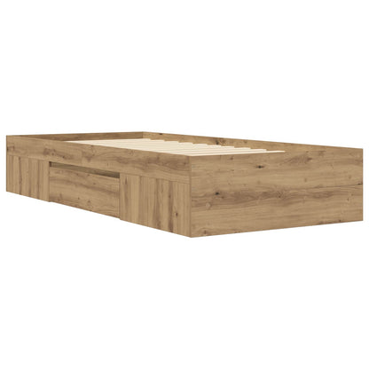 Telaio del letto con storage Rovere Artigianale 80 x 200 cm | homemem39