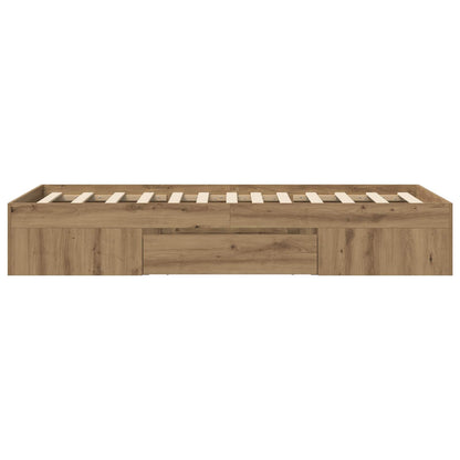 Telaio del letto con storage Rovere Artigianale 80 x 200 cm | homemem39