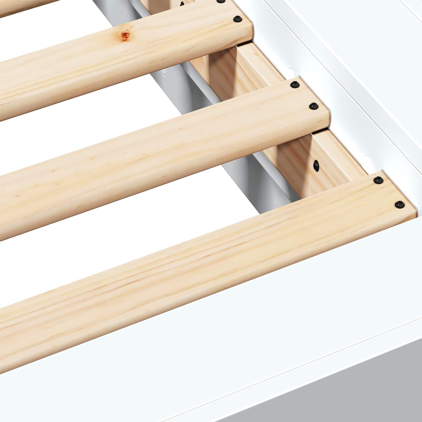 Struttura letto a pavimento Bianco 80 x 210 cm | homemem39