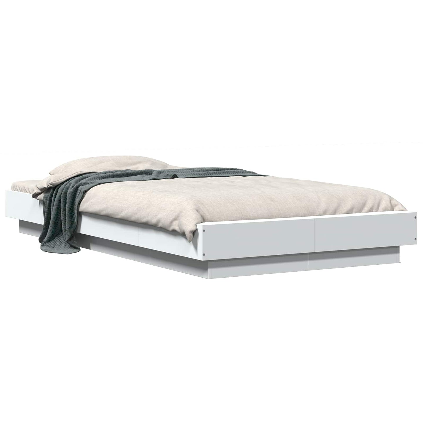 Struttura letto a pavimento Bianco 80 x 210 cm | homemem39