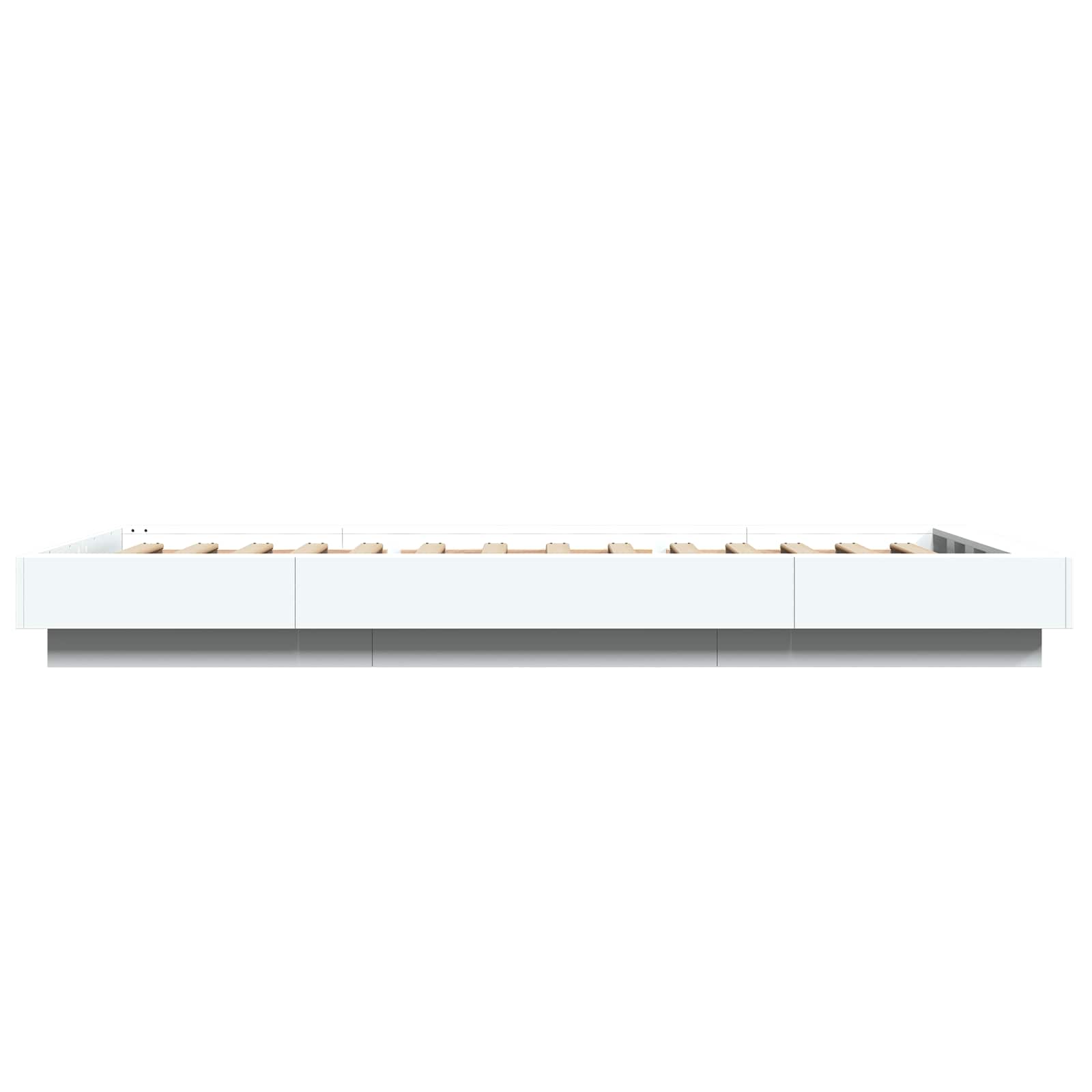 Struttura letto a pavimento Bianco 80 x 210 cm | homemem39