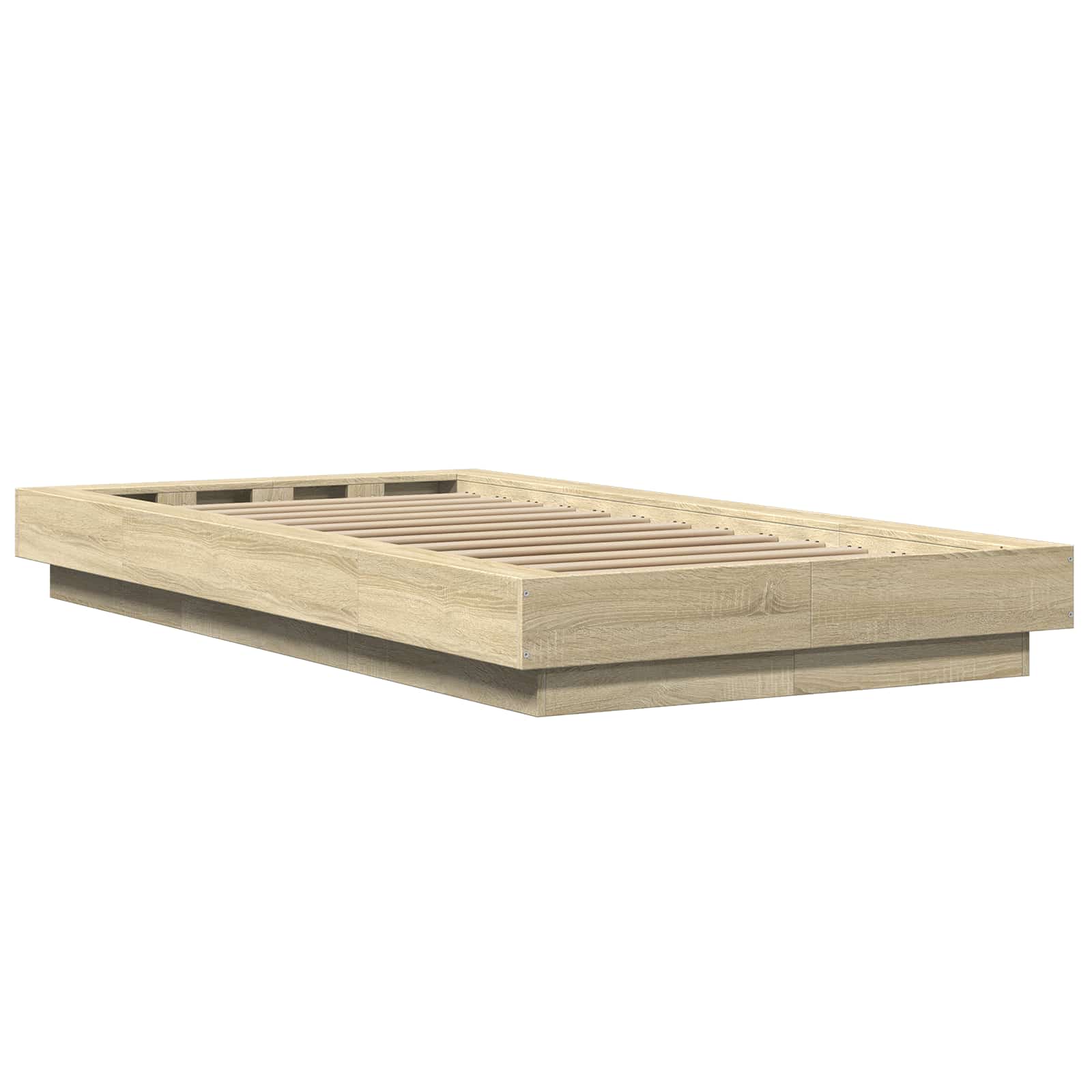 Struttura letto a pavimento Rovere Sonoma 80 x 210 cm | homemem39