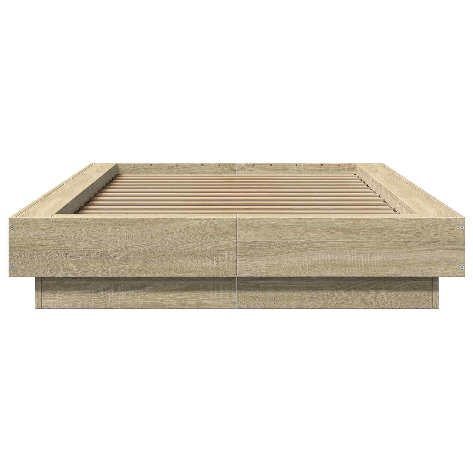 Struttura letto a pavimento Rovere Sonoma 80 x 210 cm | homemem39