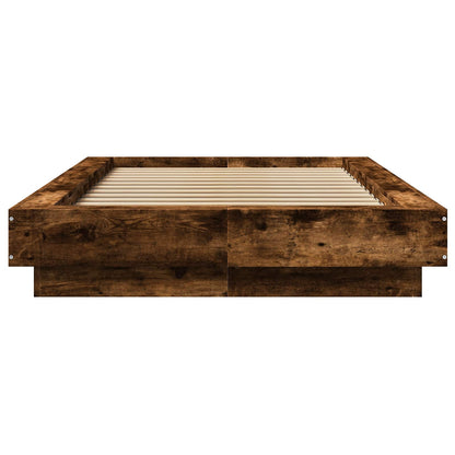 Struttura letto a pavimento Rovere Fumo 80 x 210 cm | homemem39