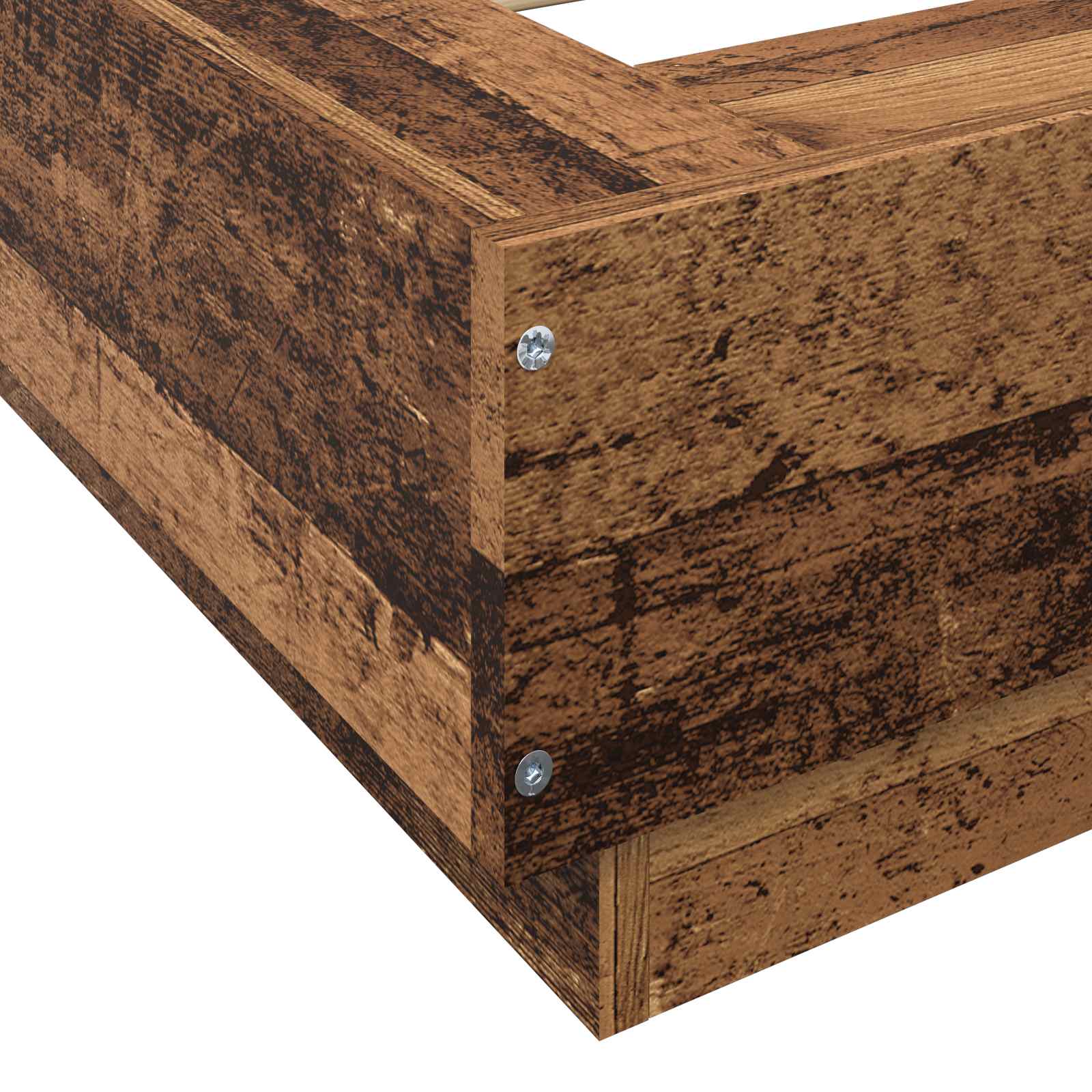 Struttura letto a pavimento Legno antico 80 x 210 cm | homemem39