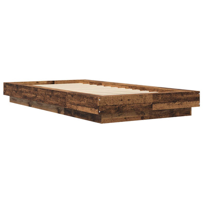 Struttura letto a pavimento Legno antico 80 x 210 cm | homemem39