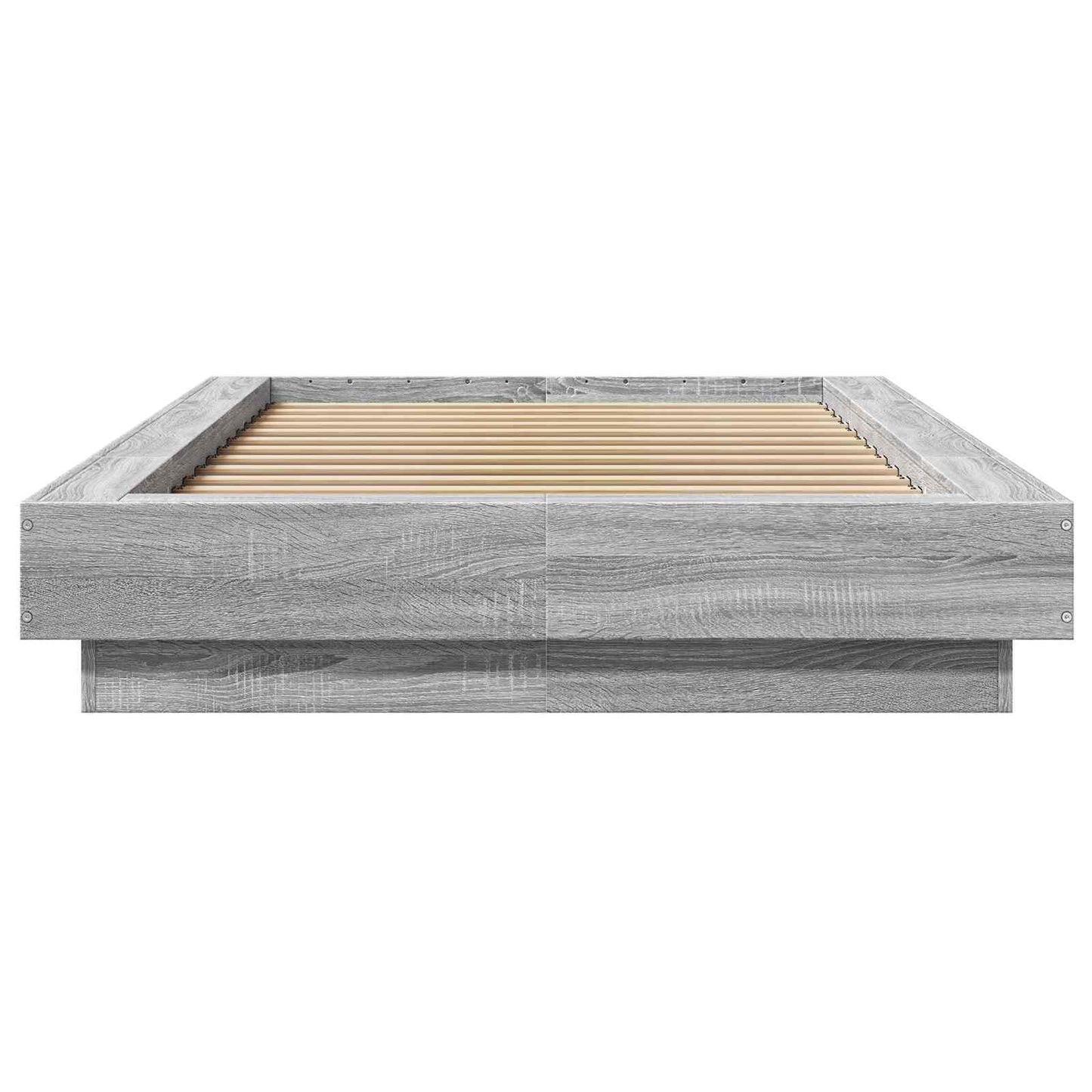 Struttura letto a pavimento Sonoma grigio 80 x 210 cm | homemem39
