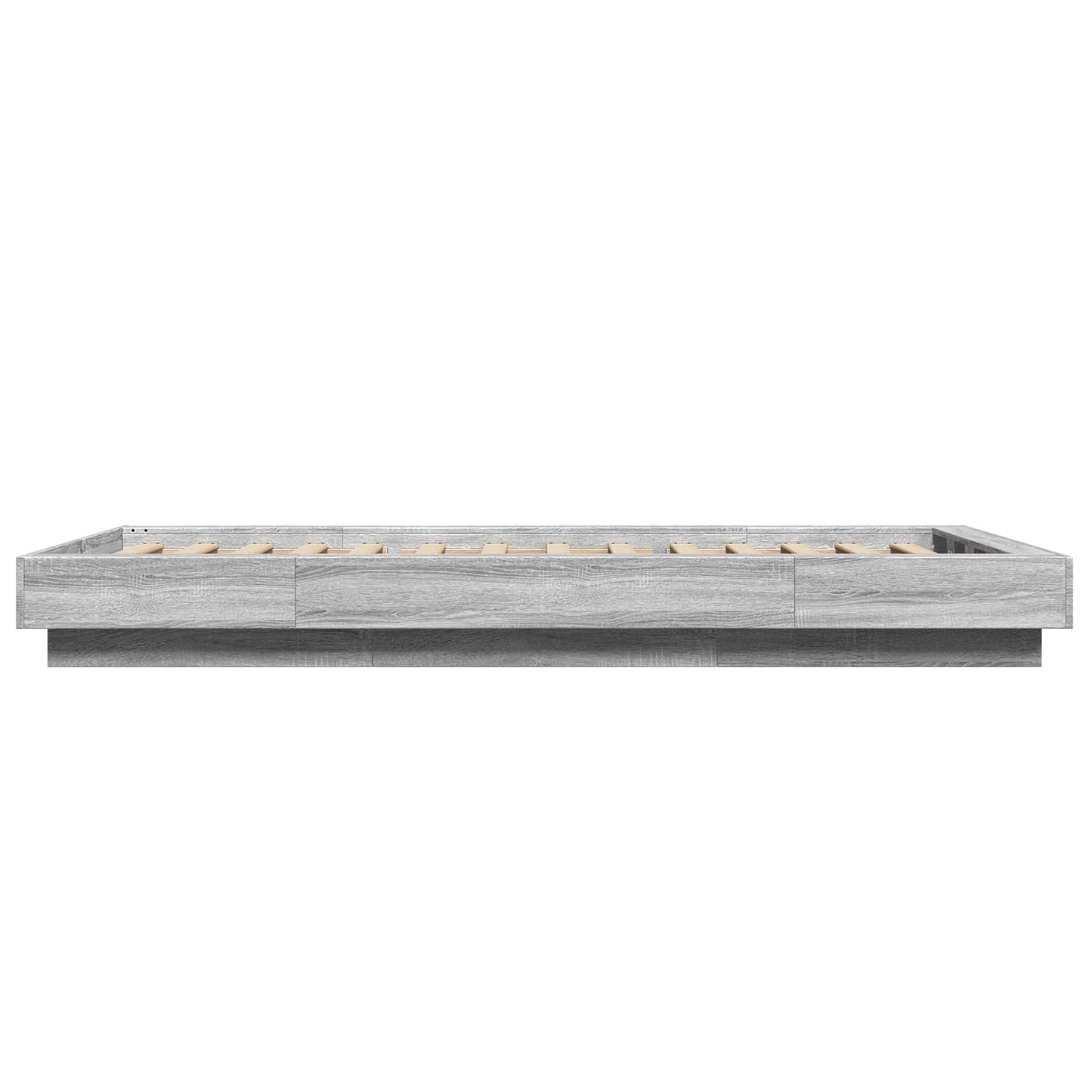 Struttura letto a pavimento Sonoma grigio 80 x 210 cm | homemem39