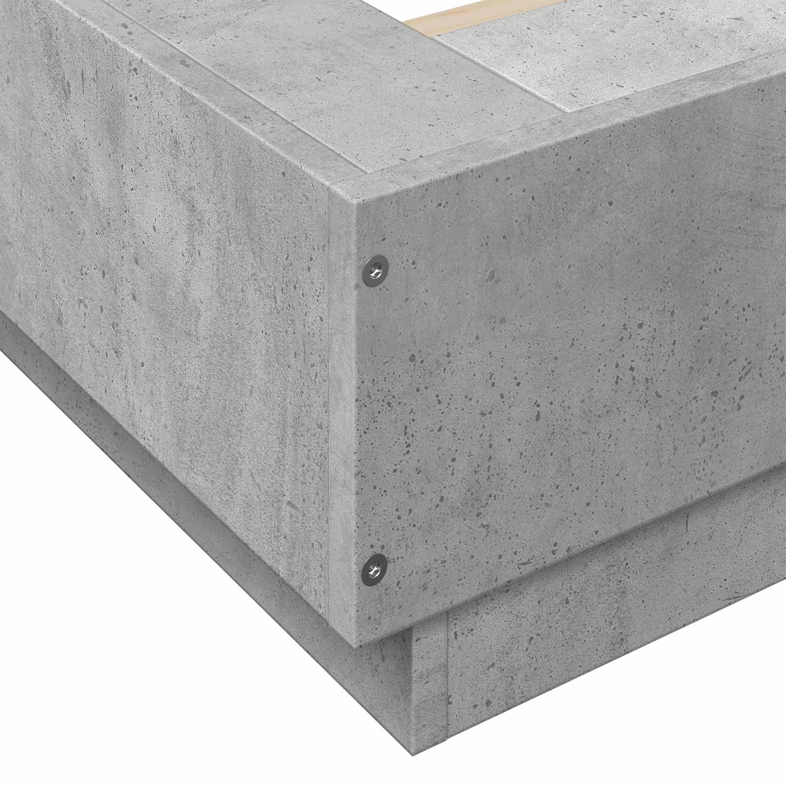Struttura letto a pavimento Grigio Cemento 80 x 210 cm | homemem39