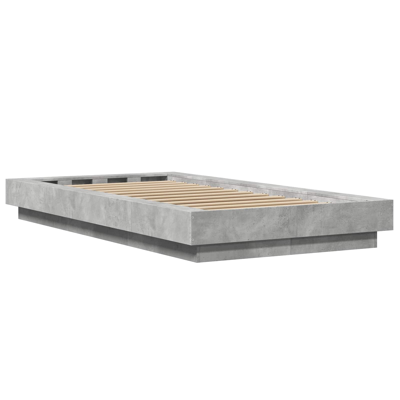 Struttura letto a pavimento Grigio Cemento 80 x 210 cm | homemem39