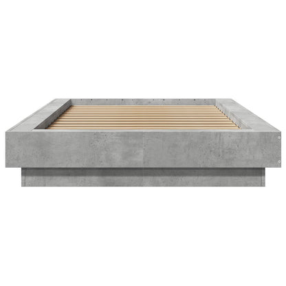 Struttura letto a pavimento Grigio Cemento 80 x 210 cm | homemem39
