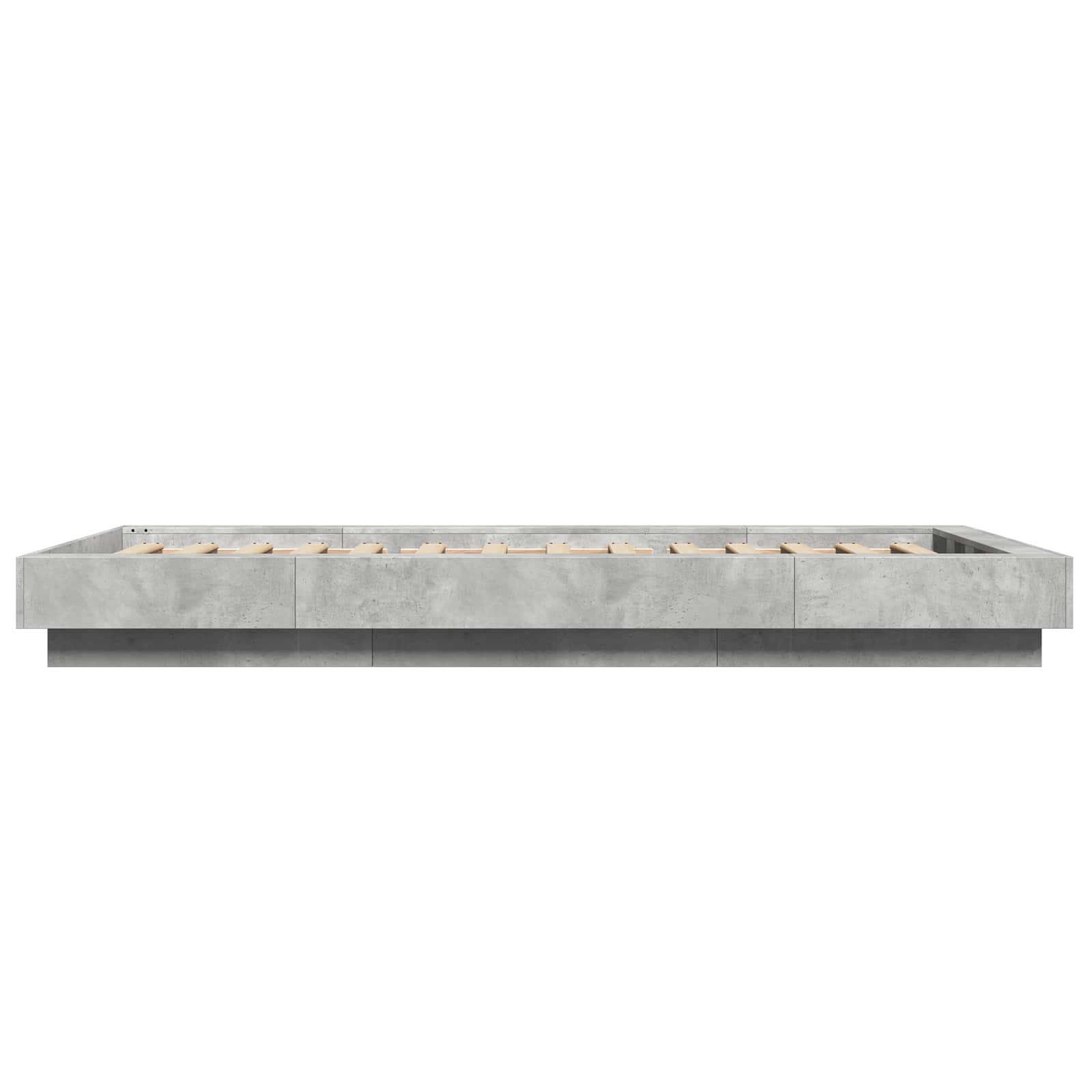 Struttura letto a pavimento Grigio Cemento 80 x 210 cm | homemem39