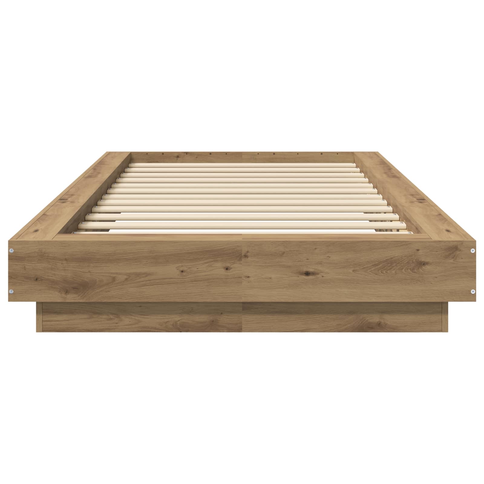 Struttura letto a pavimento Rovere Artigianale 80 x 210 cm | homemem39
