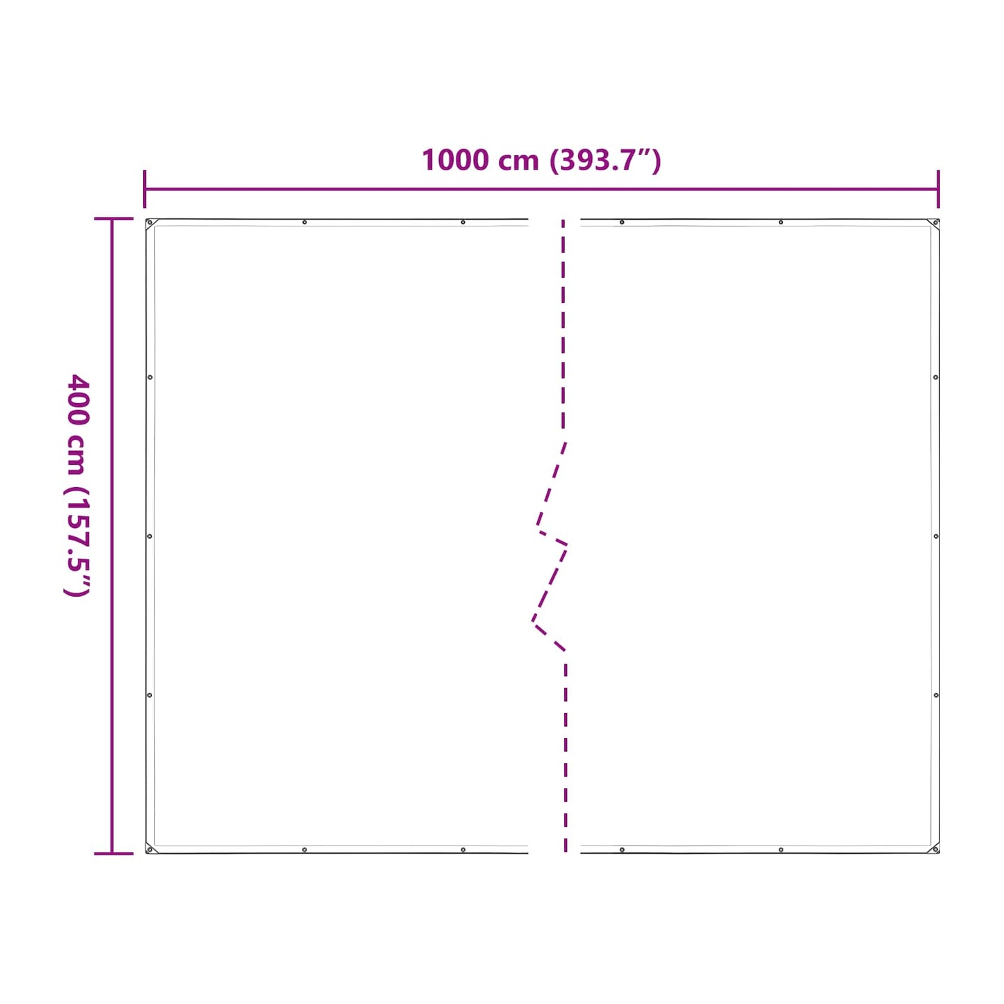 Copertura per Piante Trasparente 4 x 10 m PE | homemem39