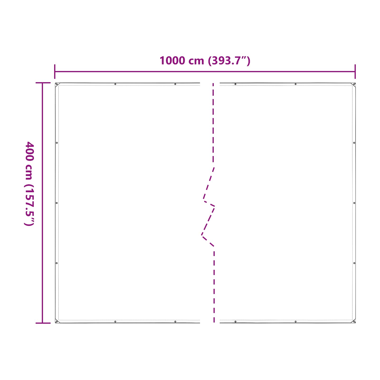 Copertura per Piante Trasparente 4 x 10 m PE | homemem39