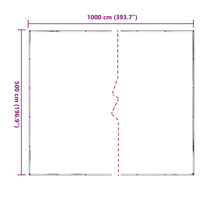 Copertura per Piante Trasparente 5 x 10 m PE | homemem39