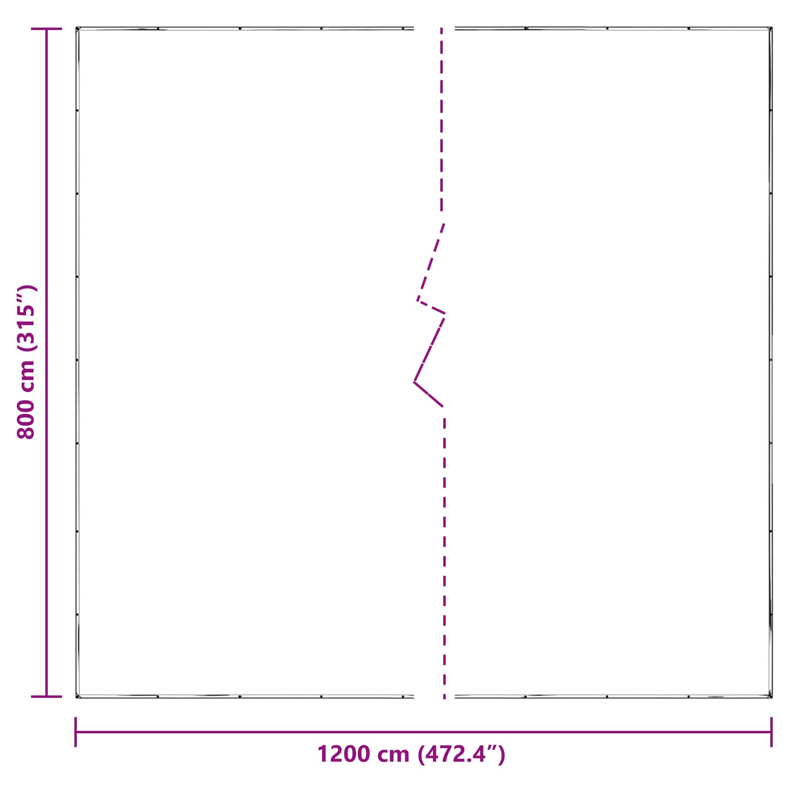 Copertura per Piante Trasparente 8 x 12 m PE | homemem39