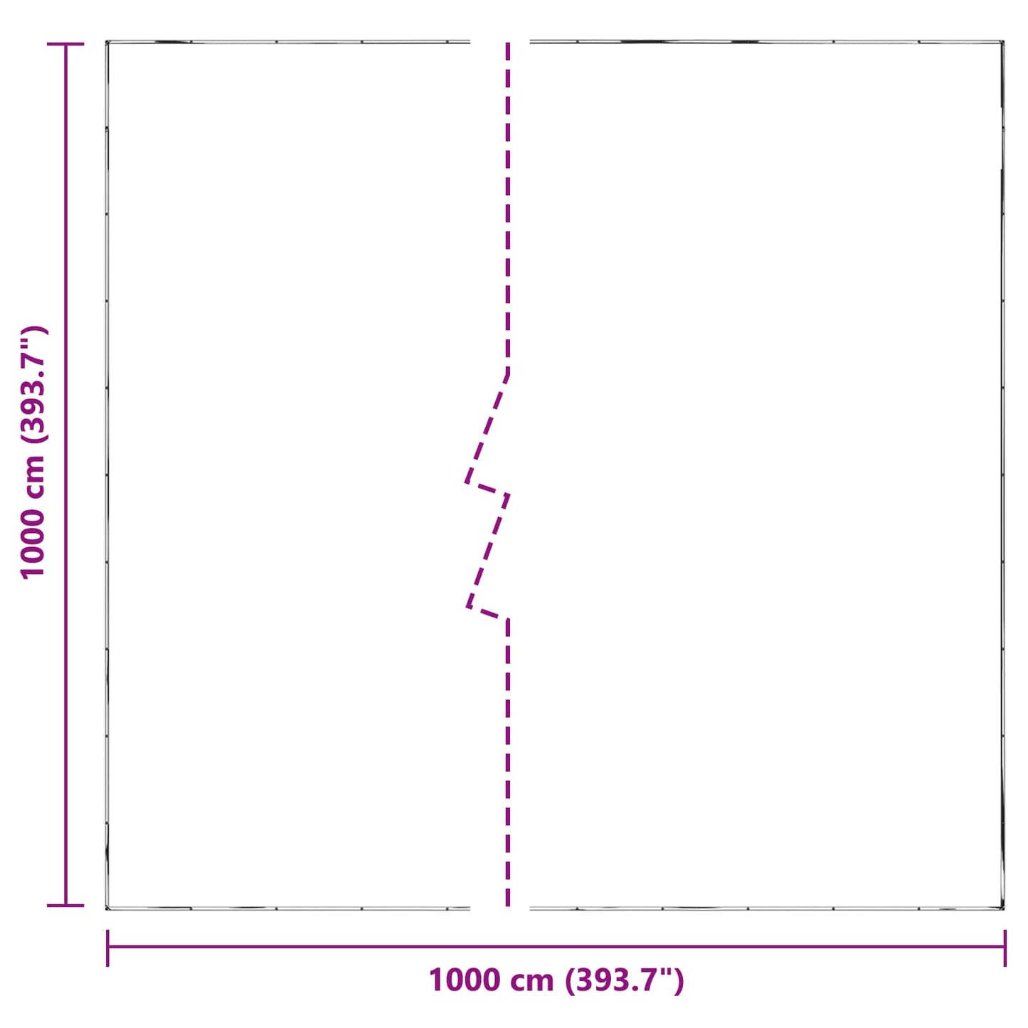 Telo con Occhielli Trasparente 10 x 10 m Polietilene | homemem39