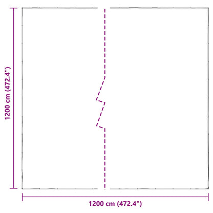 Copertura per Piante Trasparente 12 x 12 m PE | homemem39