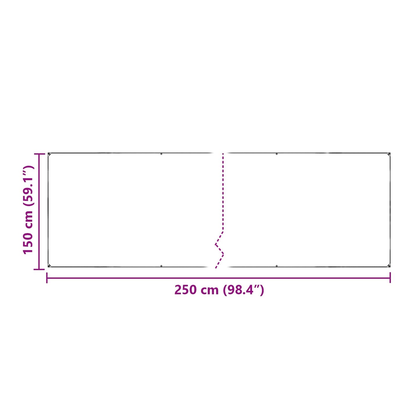 Copertura per Piante Trasparente 2,5 x 1,5 m PE