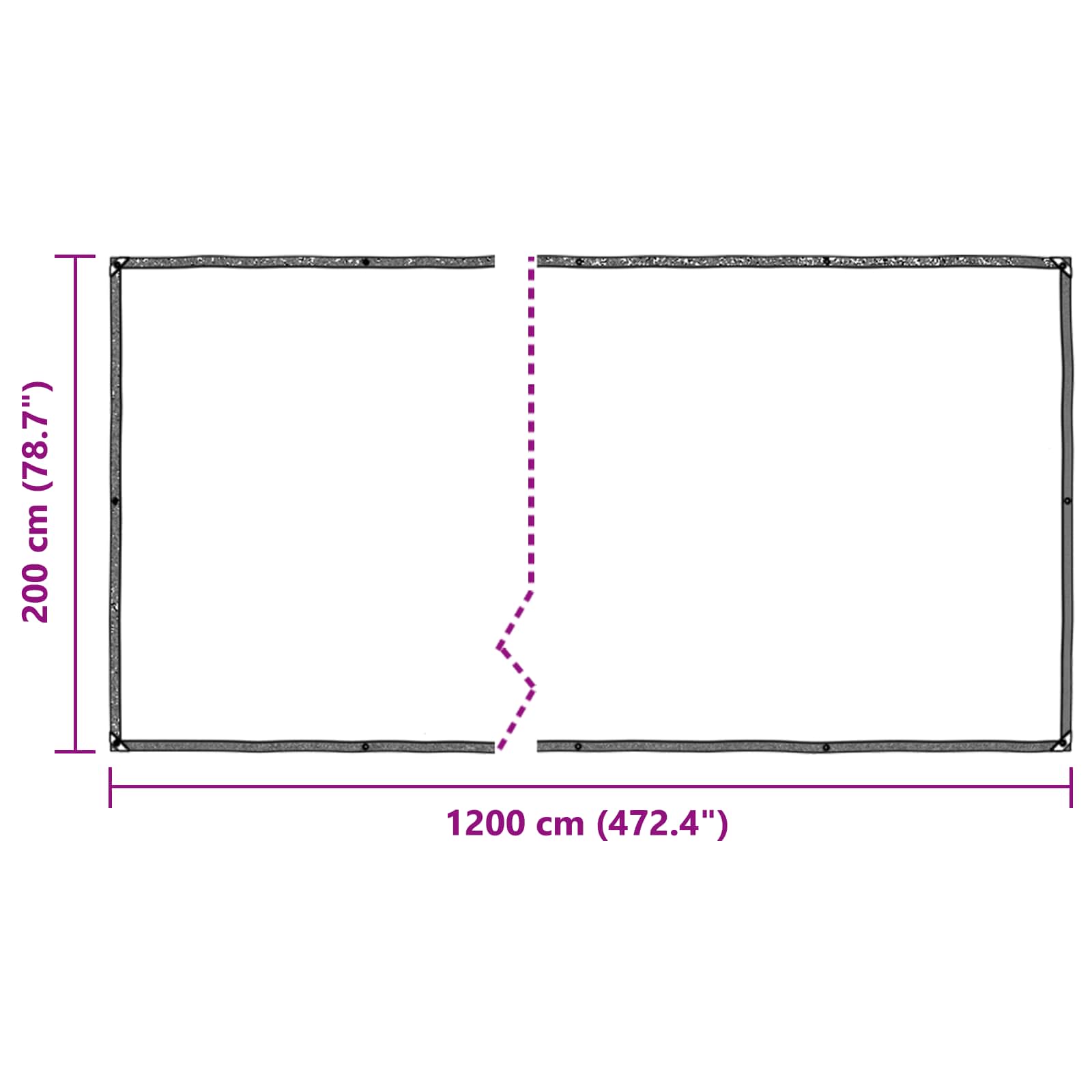 Copertura per Piante Trasparente 2 x 12 m PE | homemem39