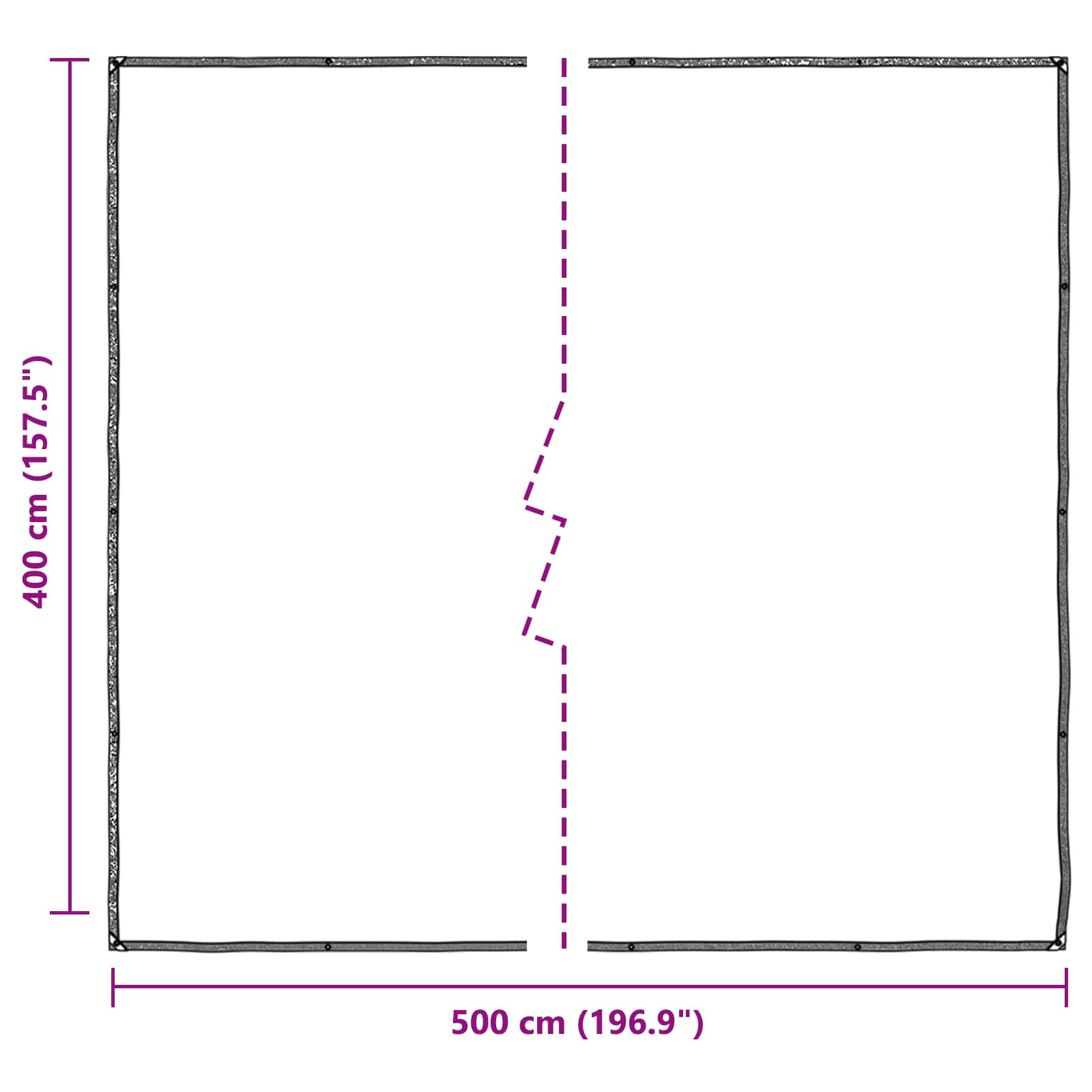 Copertura per Piante Trasparente 4 x 5 m PE | homemem39